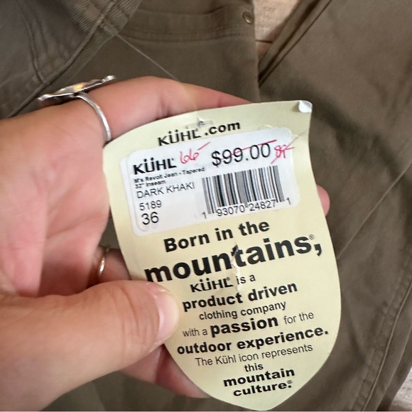 Kuhl Men's Tan Jeans - Picture 5 of 5